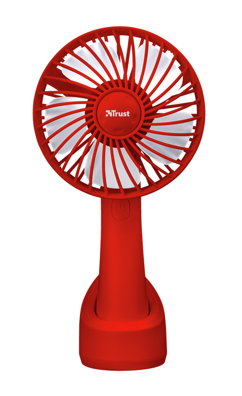 Ventu-Go Portable Cooling Fan – red-Front