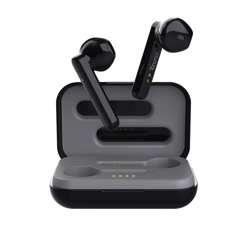 Primo Touch Bluetooth Wireless Earphones - black-Front