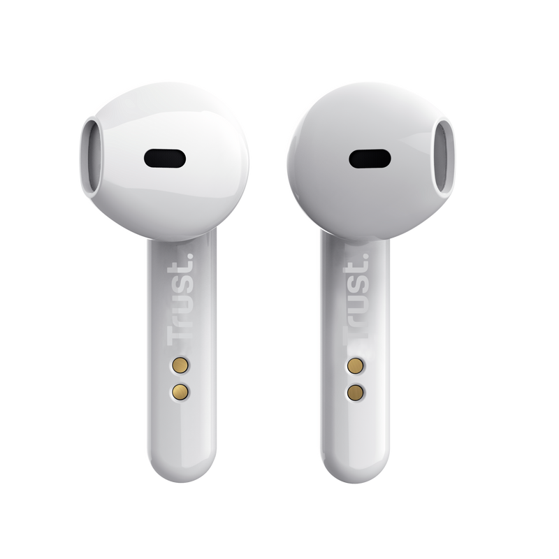 Primo Touch Bluetooth Wireless Earphones - white-Front