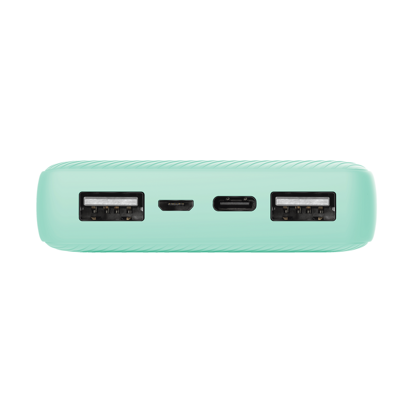 Primo Compact Powerbank 15.000 mAh - Turquoise-Front