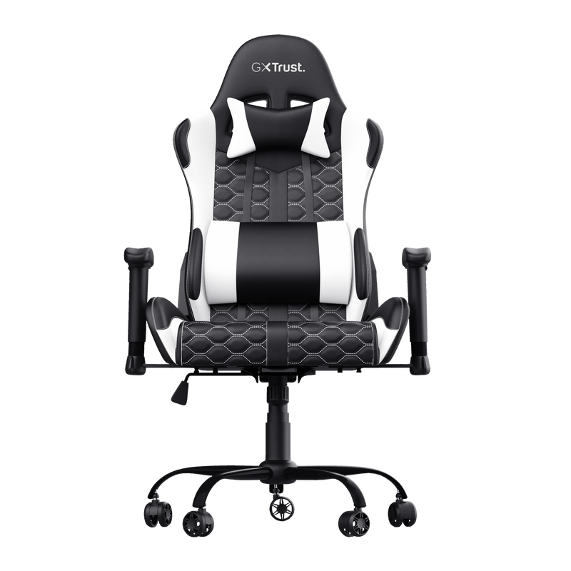 GXT 708W Resto Gaming Chair - white-Front