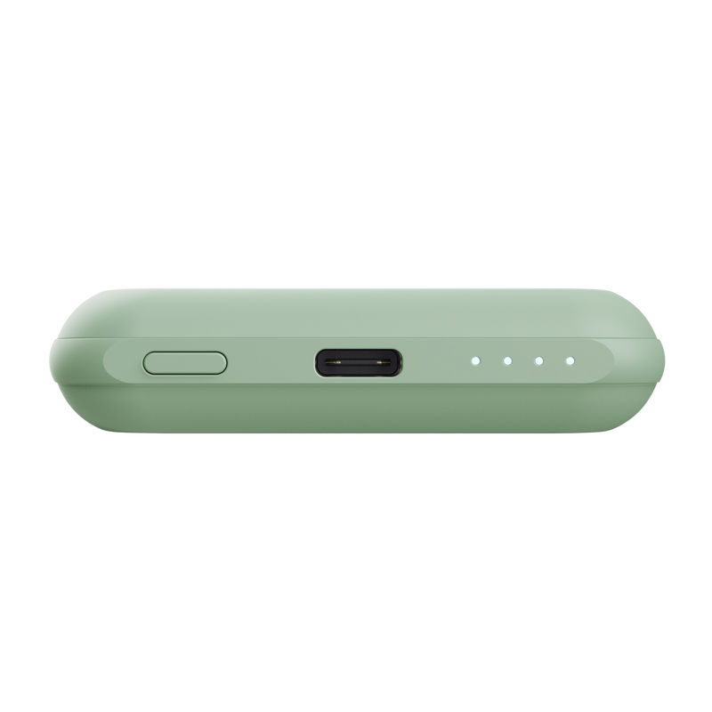 Magno Magnetic Wireless 5.000mAh Powerbank - green-Front