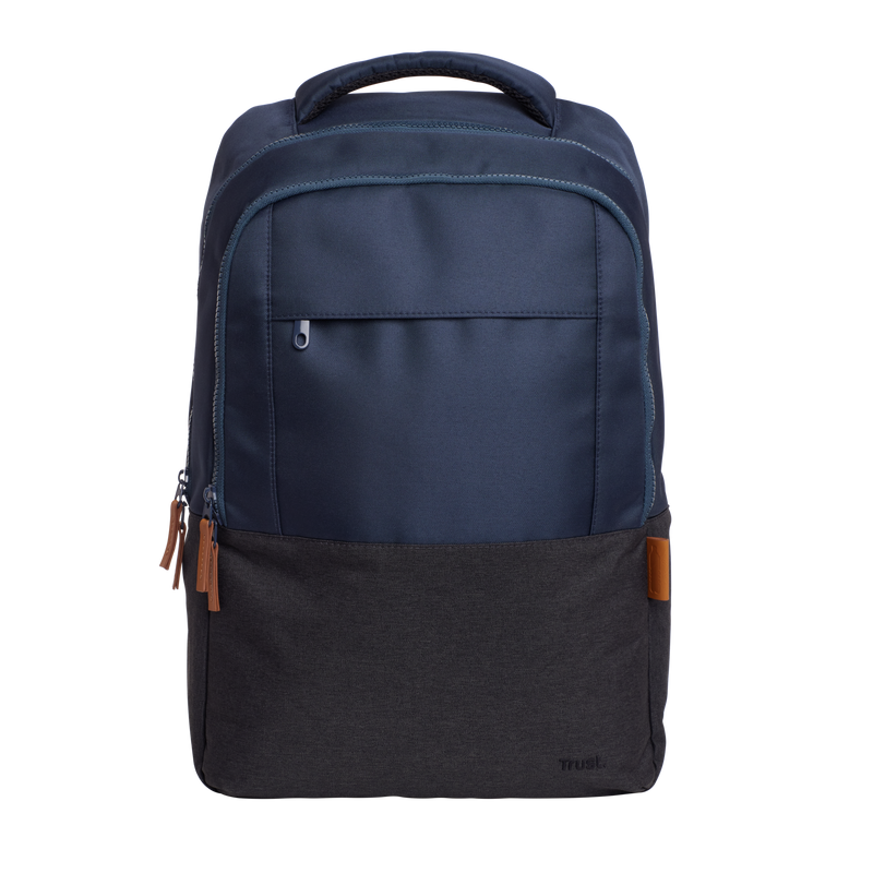 Lisboa 16" Laptop Backpack - Blue-Front