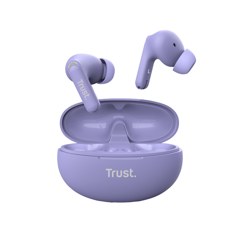 Yavi Bluetooth ENC Earbuds - Purple-Front
