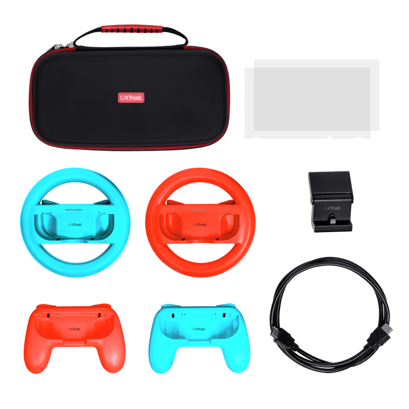 GXT 1249 7-in-1 Accessory Pack for Nintendo Switch-Front