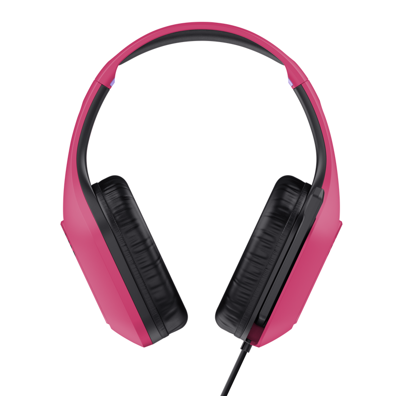 GXT 418P Rayne Lightweight Gaming Headset - Pink-Front