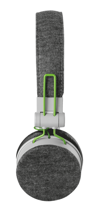 Fyber Headphones - grey/green-Side