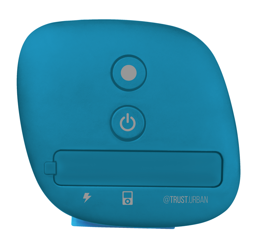 Deci Wireless Bluetooth Speaker - blue-Side
