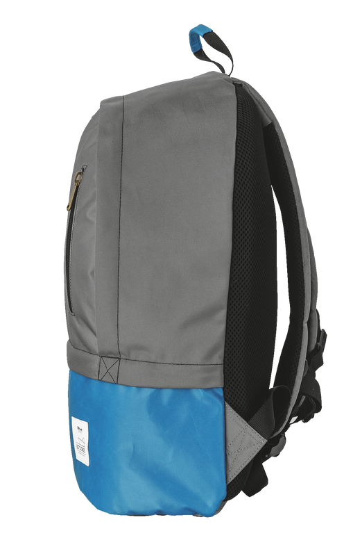 Cruz Backpack for 16" laptops - grey/blue-Side