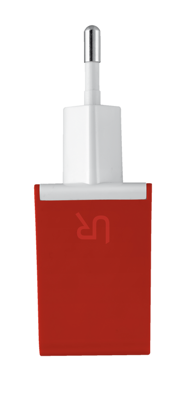 5W Wall Charger - red-Side