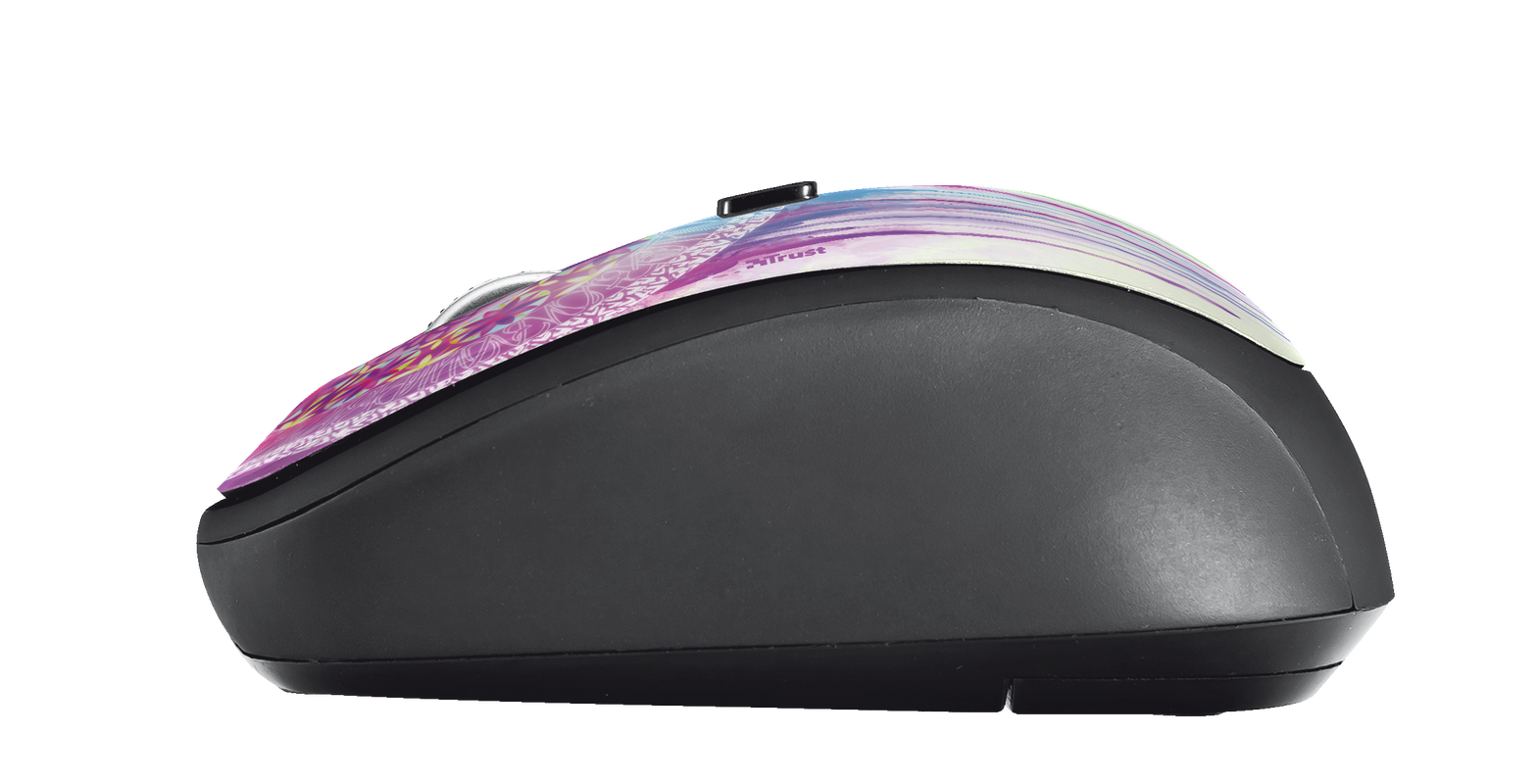 Yvi Wireless Mouse - purple dream catcher-Side
