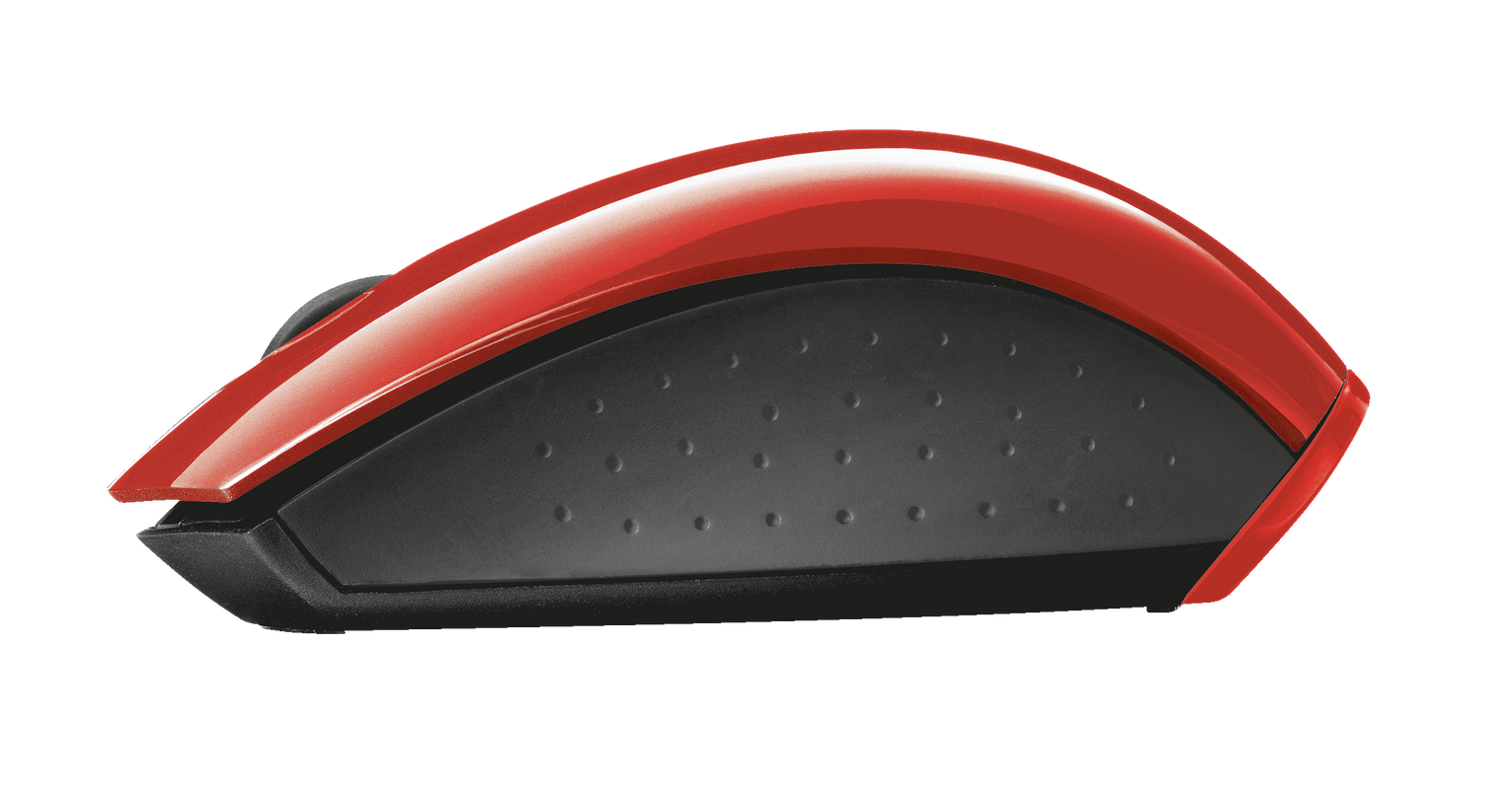 Ovi Wireless Micro Mouse - red-Side