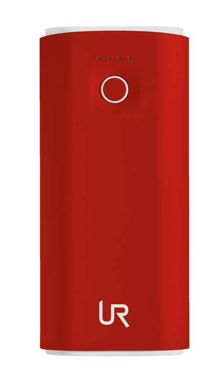 Cinco PowerBank 5200 Portable Charger - red/white-Side
