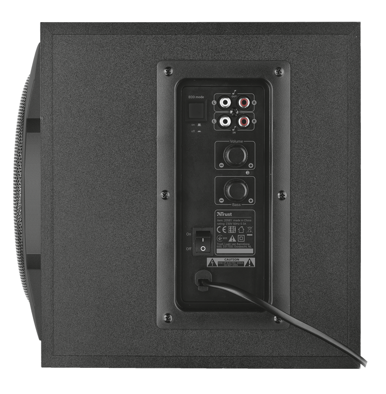 PCS-221 2.1 Subwoofer Speaker Set-Side