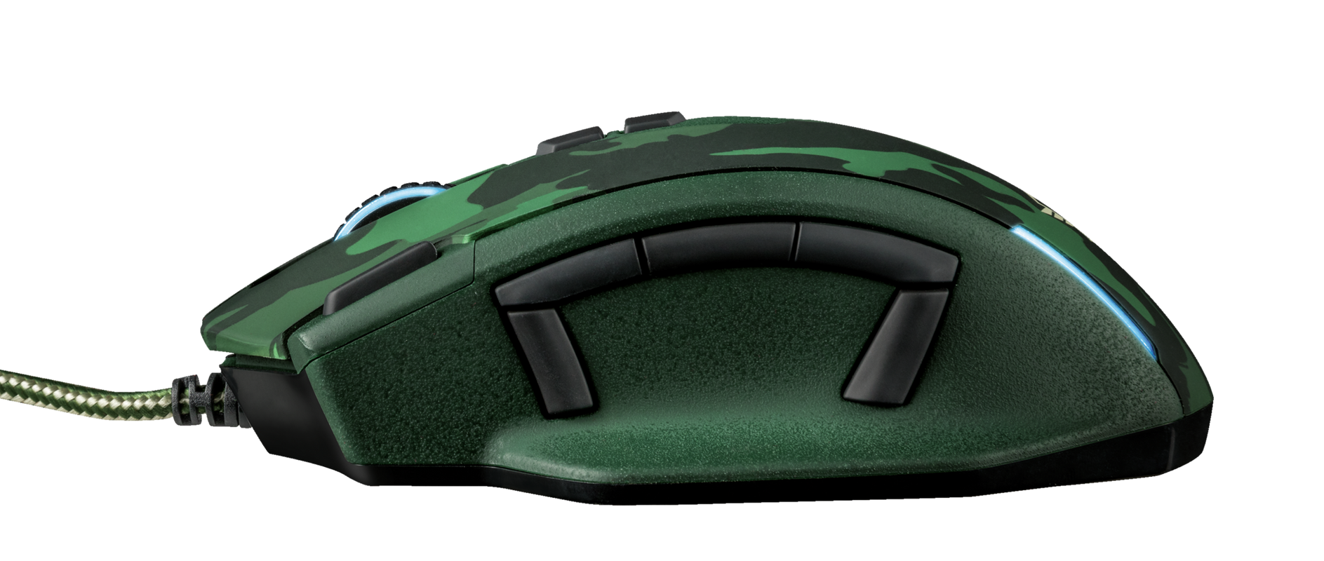 GXT 155C Caldor Gaming Mouse - green camouflage-Side