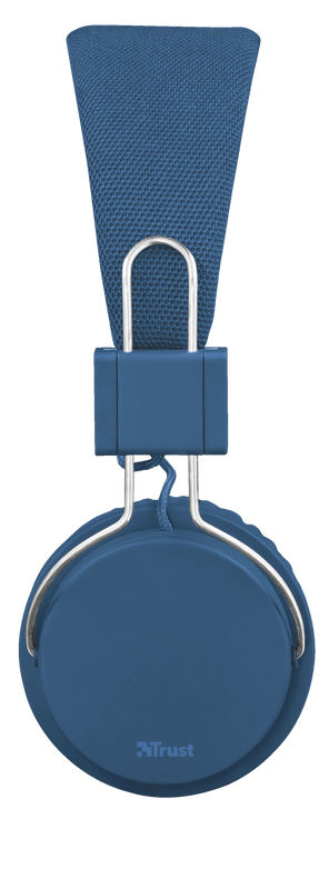 Ziva Foldable Headphones for smartphone and tablet - blue-Side