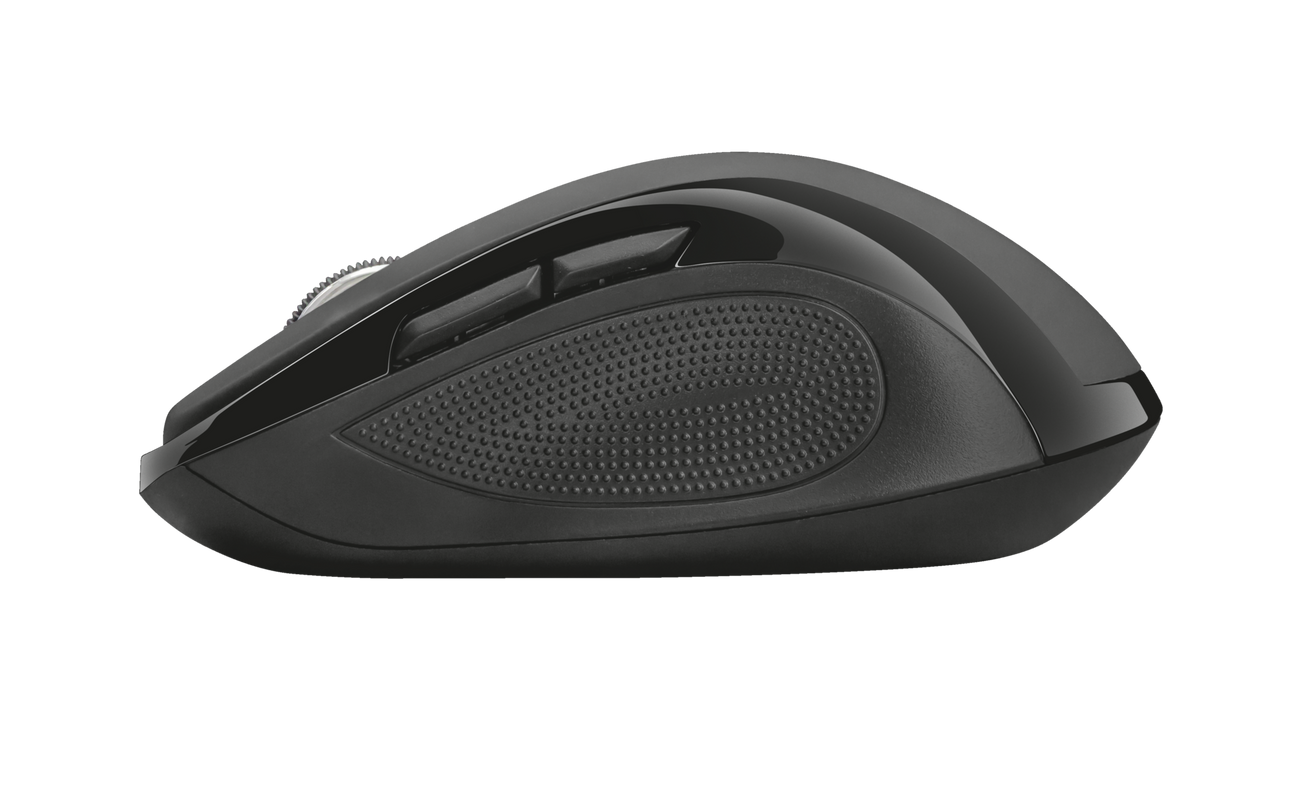 Ziva Wireless Optical Mouse-Side