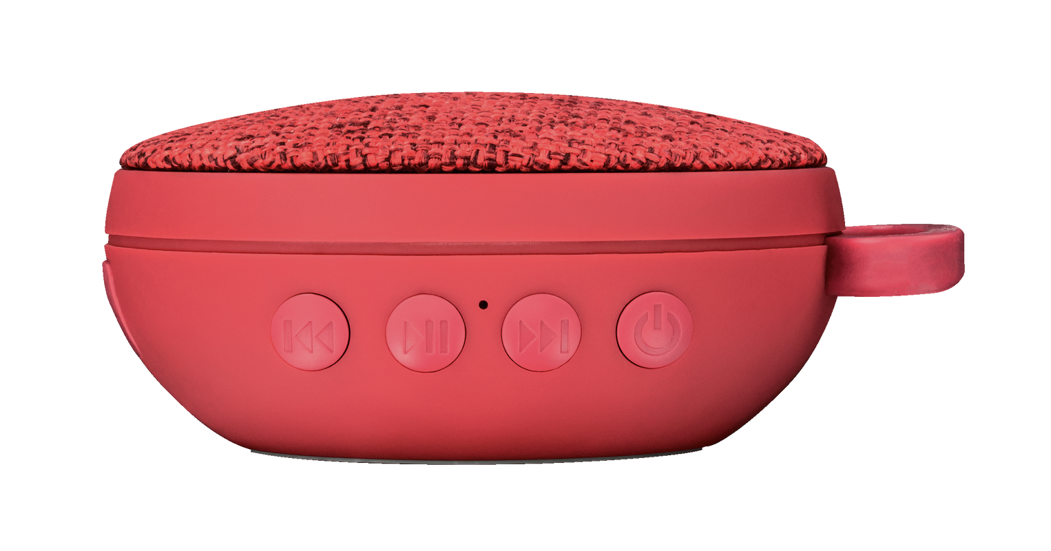 Fyber Go Bluetooth Wireless Speaker - red-Side