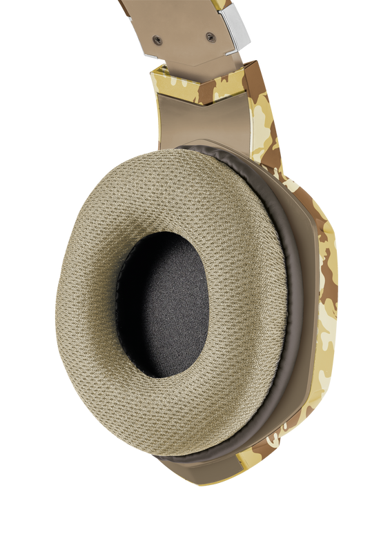GXT 322D Carus Gaming Headset - desert camo-Side