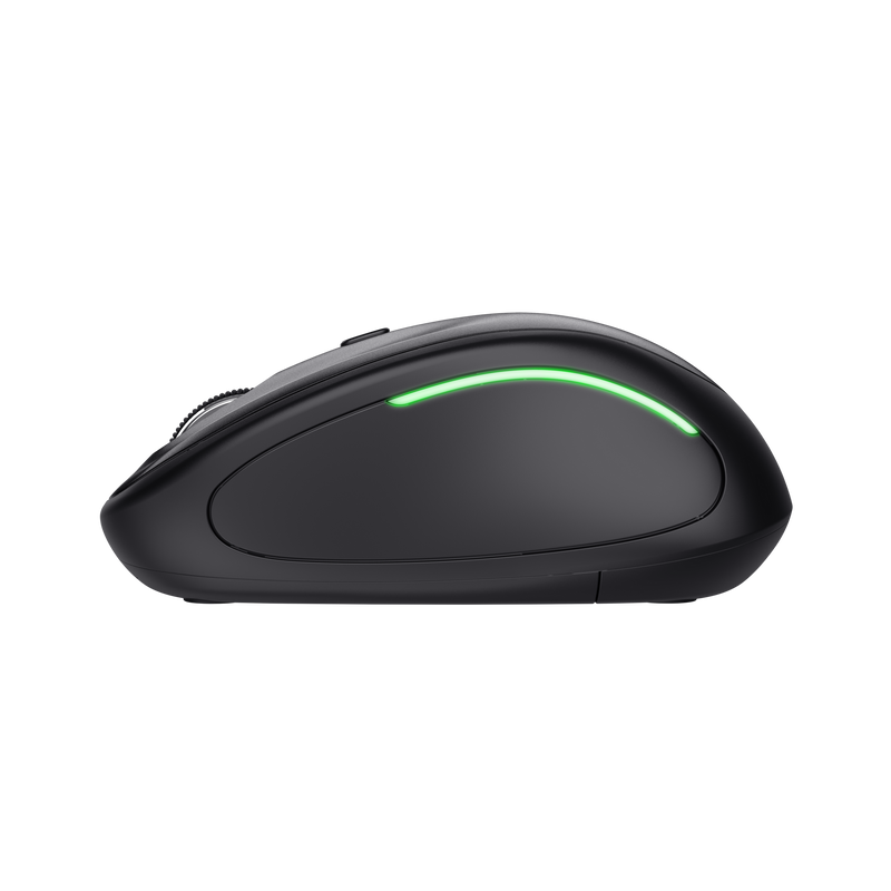 Yvi FX Wireless Mouse - black-Side