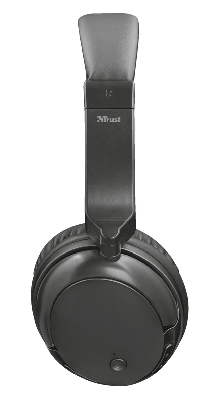 Kodo Bluetooth Wireless Headphone - black metallic-Side