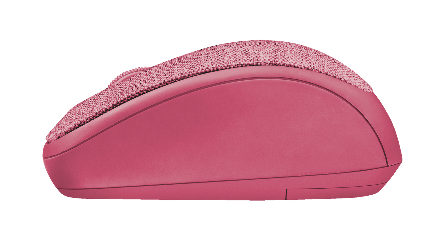 Yvi Fabric Wireless Mouse - pink-Side