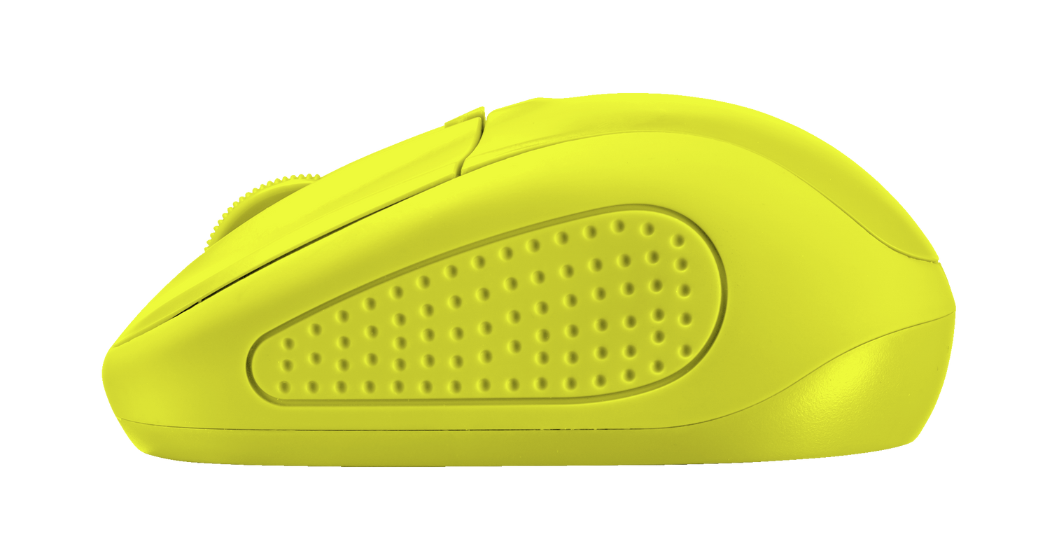 Primo Wireless Mouse - neon yellow-Side