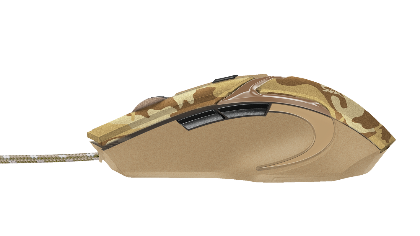 GXT 101D GAV Gaming Mouse - camo brown-Side