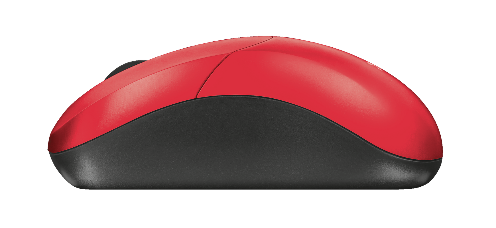 Inu Small Wireless Mouse - red-Side