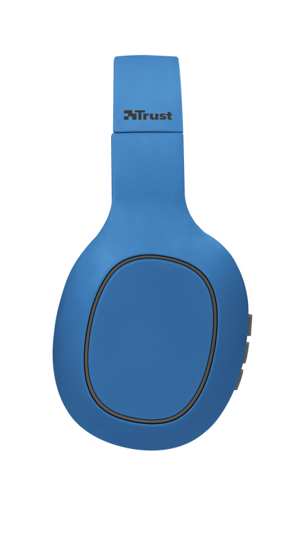 Dona Bluetooth Wireless Headphones - blue-Side
