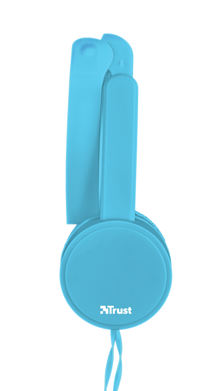 Nano Foldable Headphones - blue-Side