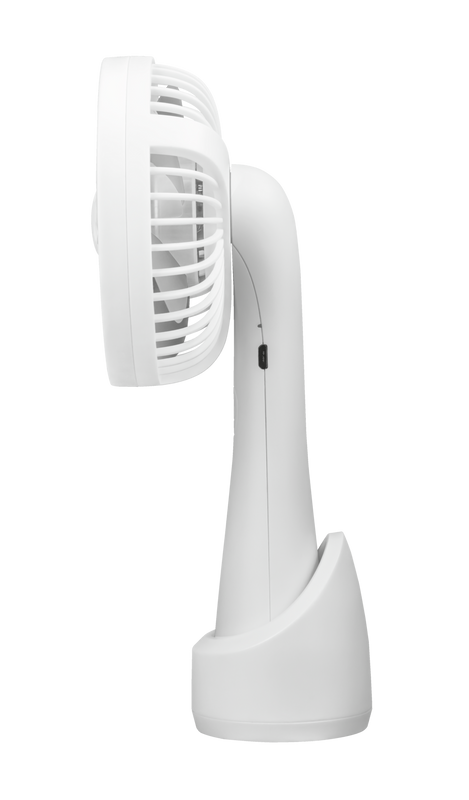 Ventu-Go Portable Cooling Fan – white-Side