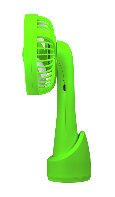 Ventu-Go Portable Cooling Fan – green-Side