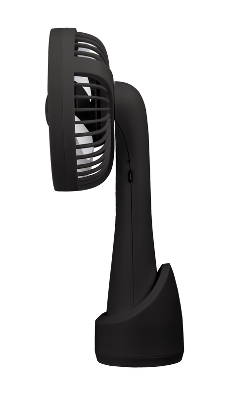 Ventu-Go Portable Cooling Fan – black-Side