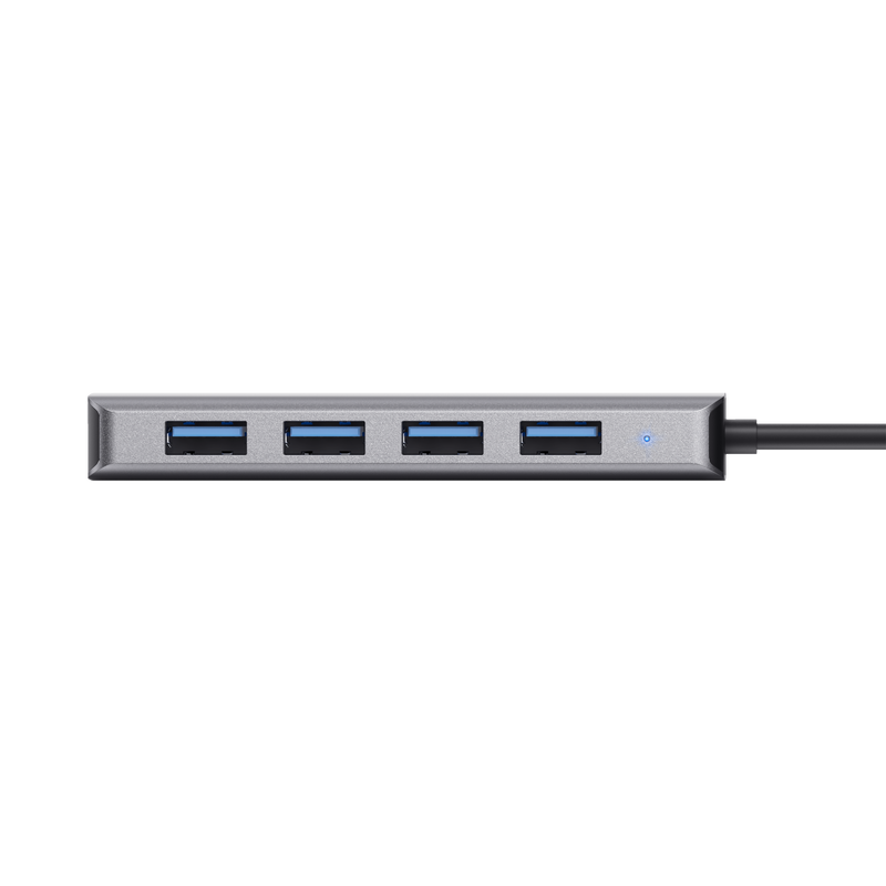 Halyx Aluminium 4-Port USB 3.2 Hub-Side