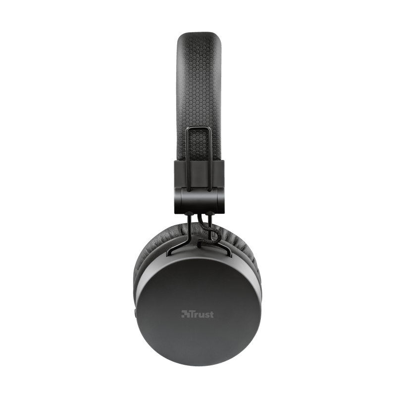 Tones Bluetooth Wireless Headphones - black-Side