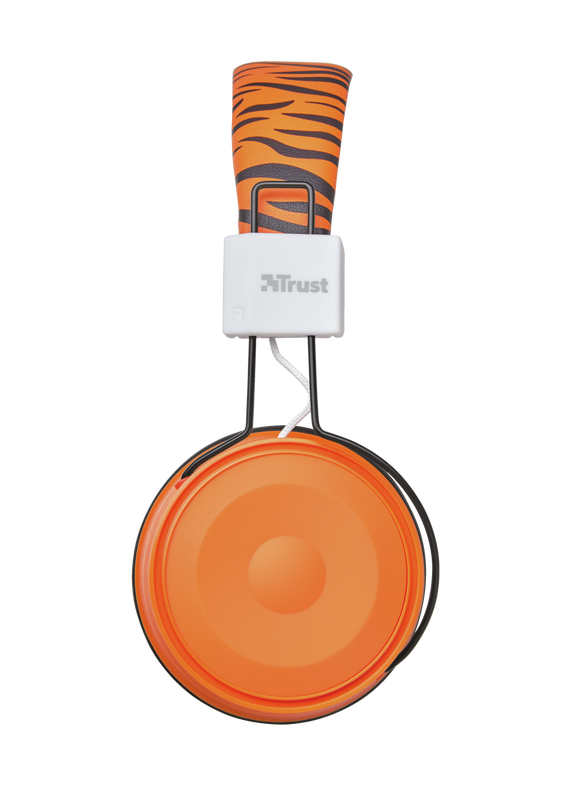 Comi Bluetooth Wireless Kids Headphones - orange-Side