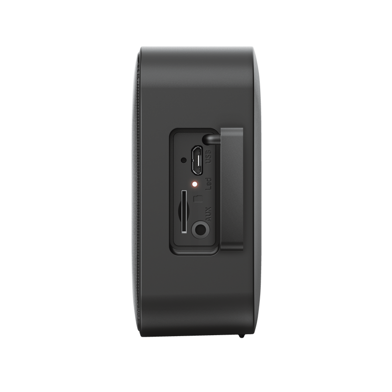 Zowy Compact Bluetooth Wireless Speaker - black-Side