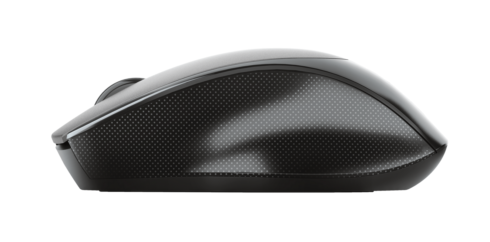 Zaya Rechargeable Wireless Mouse - black-Side