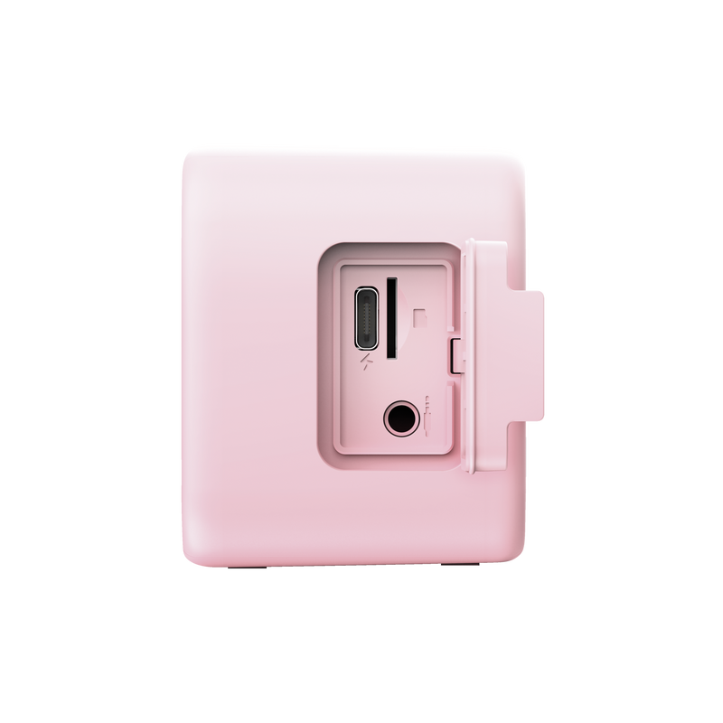 Zowy Max Stylish Bluetooth Wireless Speaker - pink-Side