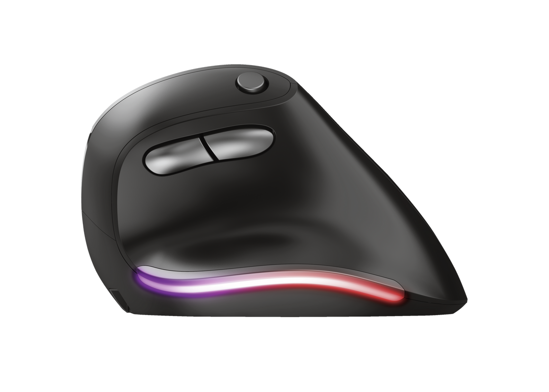 Bayo Ergonomic Rechargeable Wireless Mouse-Side
