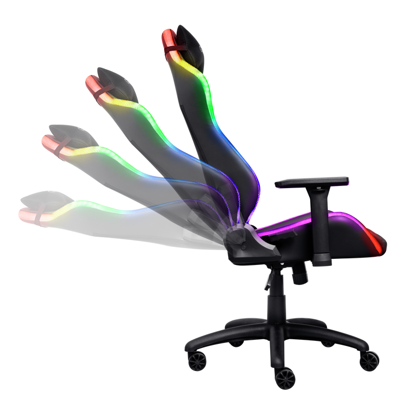 GXT 719 Ruya RGB Gaming Chair - Black-Side