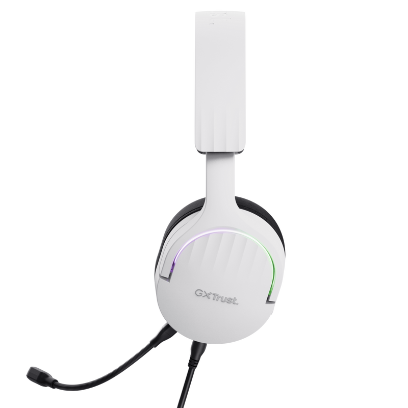 GXT 490W Fayzo 7.1 USB Gaming Headset - White-Side