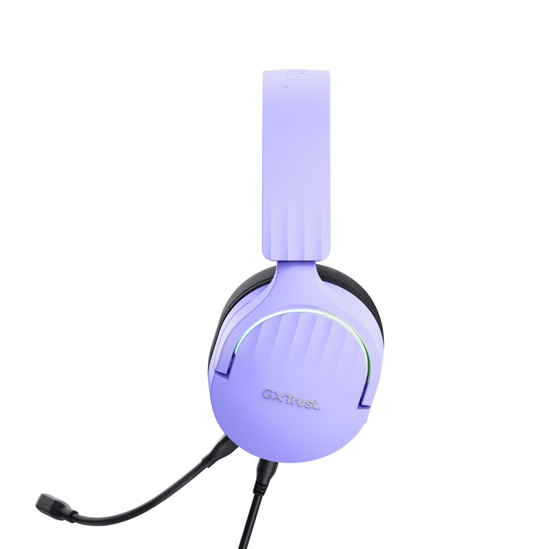 Purple headset online gaming