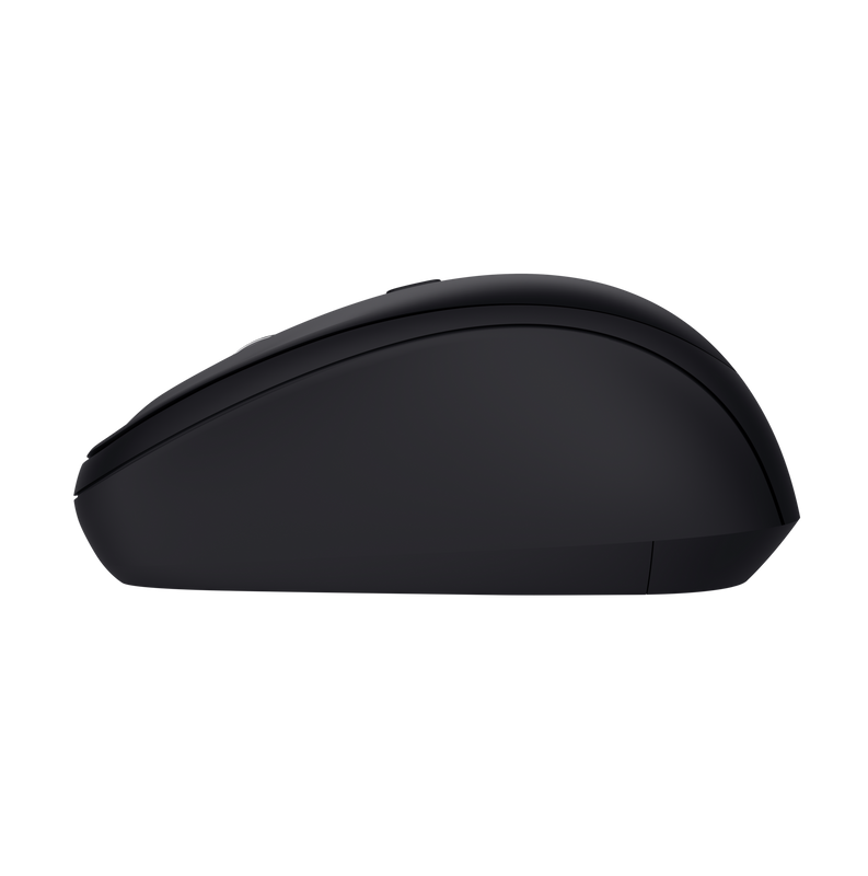 Yvi+ Multi-Device Wireless Mouse - Black-Side