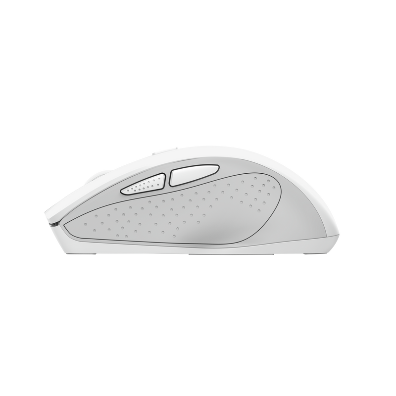 Nito Silent Wireless Mouse - White-Side