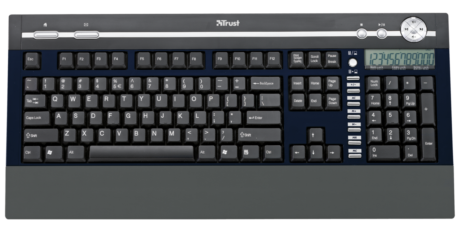 Calculator Keyboard KB-1600 DE-Top