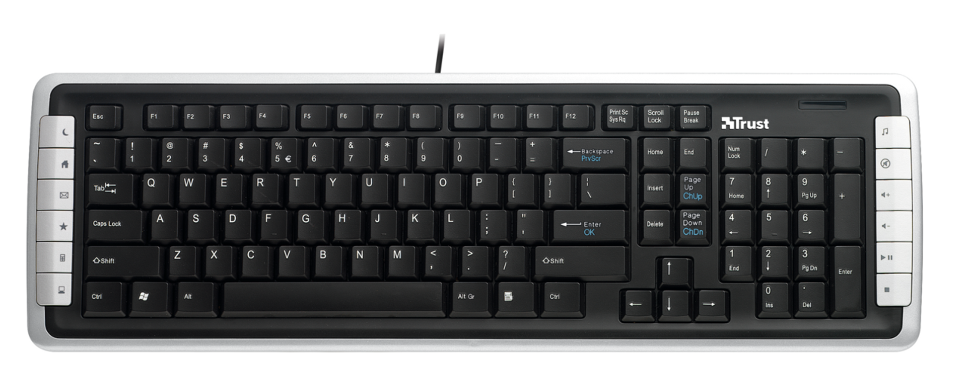 Slimline Keyboard KB-1350D RU-Top