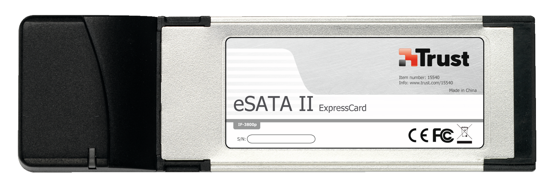 eSATA II ExpressCard IF-3800p-Top