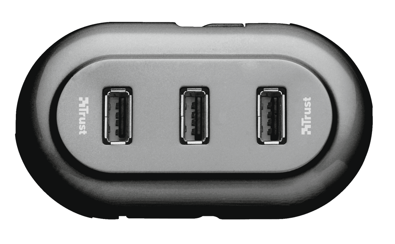 4 Port USB 2.0 Travel Hub-Top